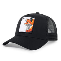 Animal Embroidery Color Block Cartoon Baseball Hats New Men Women Mesh Sunshade Casual Breathable Fashion Versatile Trucker Caps