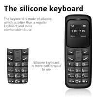 SERVO 2G Small Mobile Phone Bluetooth Dialer Magic Voice Blacklist Low Radiation Bluetooth Headset Mini Cellphone Multilingual