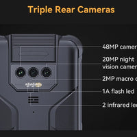 CUBOT Kingkong Power Outdoor Smartphone Android13,16GB+256GB,10600mAh(33W)/6.5”/48MP+20MP Night Vision,IP68/Dual 4G SIM/NFC/GPS