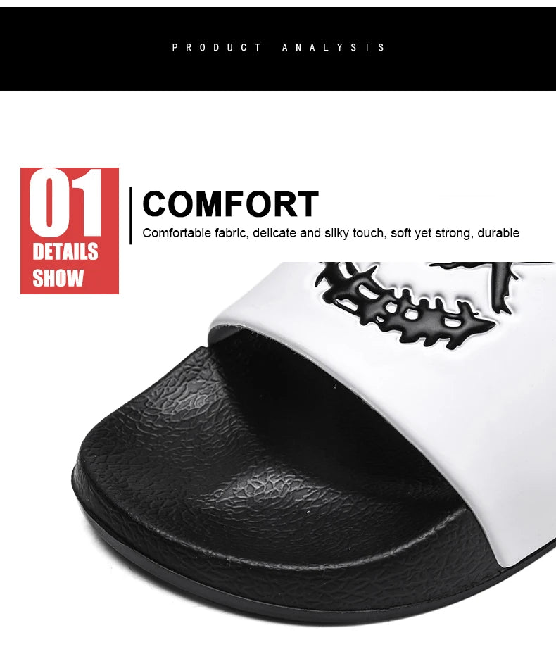 Summer Men's Slippers Shoes Man Soft Slides Non-slip Casual Indoor Outdoor EVA Sandals Beach Garden Fashion For youngster