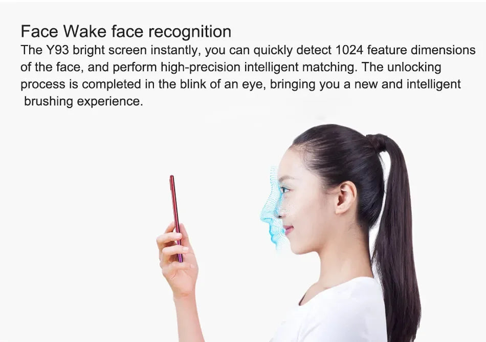 VIVO Y93 Smartphone Global firmware 4GB 64GB Octa core Android 8.1 6.2'' Camera 13MP+2.0MP Face ID cellphone Dual SIM Used Phone