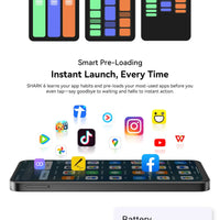 Blackview SHARK 6 AI Smartphone Android 15 Unisoc T8100 5G Mobile Phone 6.88'' Display 120Hz,  8+16GB RAM,128GB+2TB ROM, 5000mAh