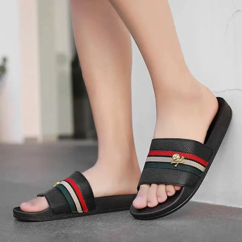 QZHSMY Shoes Men Summer New Men Casual Sports Slippers For Men Wear EVA Soft-Soled Indoor Sandals Male Flip-Flops Fast Shipping