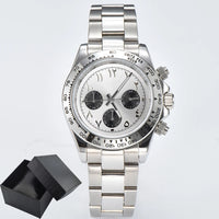 39.3mm VK63 Men's watch Arabian Dial customized Men's watch Luxury Quartz watch man VK63 Sport Chronograph Sapphire Glass watch