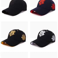 2025 New totem Flame Baseball Cap Men's women's European and American net red Cap Spring and Summer Sun Shading Smbroidered Hat