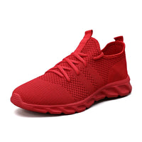 Mens Running Shoes Soft Soles Wear-resistant Breathable Sports Shoes Mesh Outdoor Fashion Big Size Tennis Shoes for Men