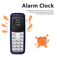 SERVO 2G Small Mobile Phone Bluetooth Dialer Magic Voice Blacklist Low Radiation Bluetooth Headset Mini Cellphone Multilingual