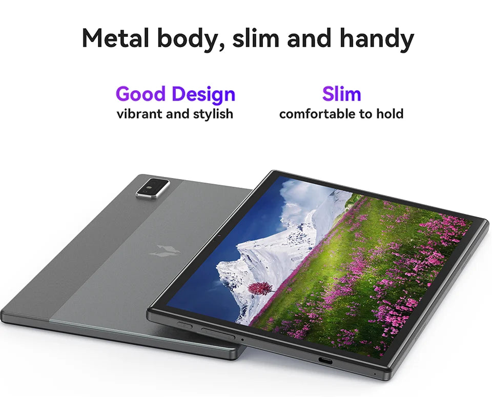 HEADWOLF WPad3 Android 12 Tablet 10.1 inch 6GB RAM DDR4X 128GB ROM UFS 2.1 MTK 8183 Octa-core Tablet PC Rear Camera16MP 7700 mAh