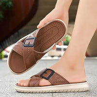Summer Men's Sandals Fashionable Casual Beach Holiday Slippers Men's Lightweight Shoes New Outdoor Comfortable Casual Sandals