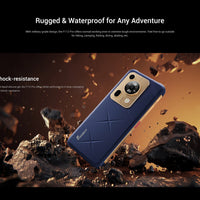 Fossibot F112 PRO 5G Rugged Smartphone 6.88" HD+ 7150mAh 24GB(8+16) 256GB Mobile Phone 50MP Environmentally Friendly Cellphone