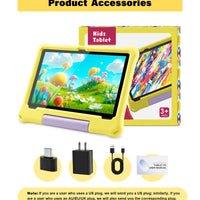 ANRY 10.1 inch Kids Android 15 Tablet 8GB (4+4GB) RAM 64GB ROM 5000Mah Octa-core 5G Wifi Children's Learning Educational Tablets