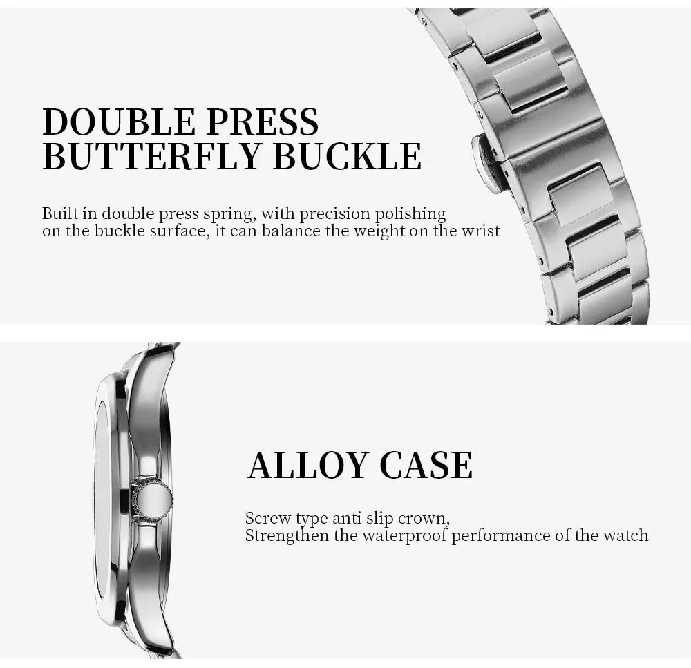 NIBOSI Brand Luxury Mens Watch Waterproof Luminous Digital Design Quartz Watch Casual Belt Date Watches For Men reloj hombre