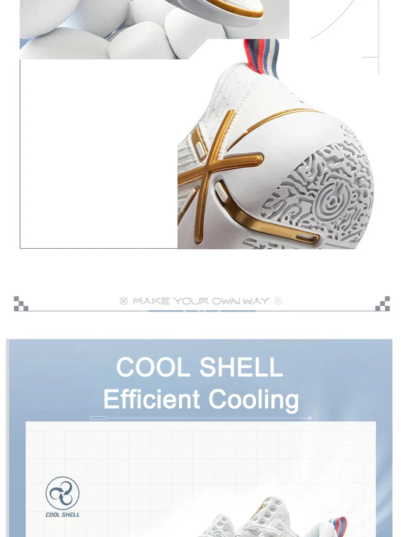 Li-Ning Men's WADE SHADOW 6V2 On Court Basketball Shoes BOOM Cushion Wearable Sport Shoes LiNing Stable Support Sneakers ABPV021