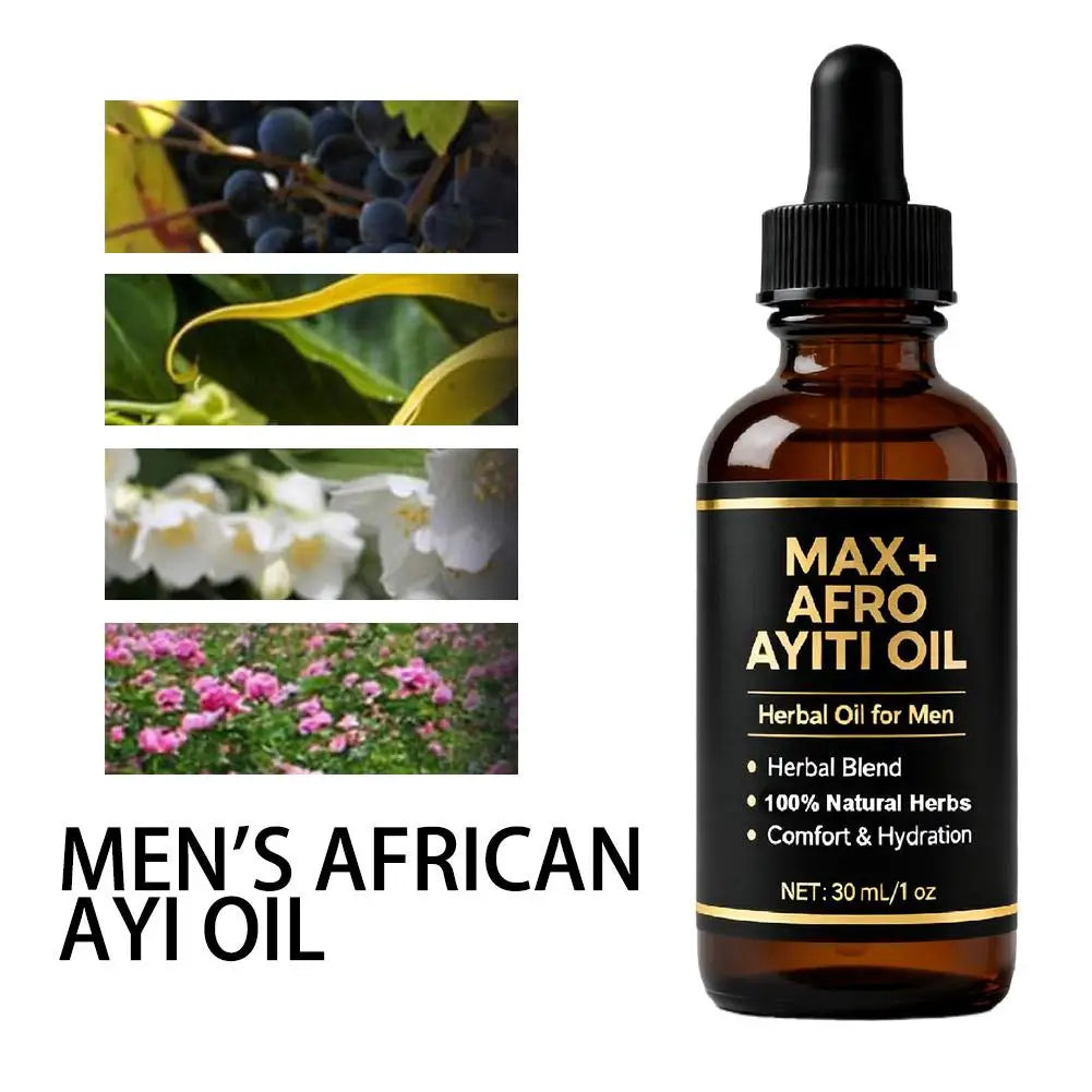 30ml Men's African Ayiti Oil Massage Essence Oil,MAX+AFRO AYITI OIL