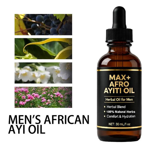 30ml Men's African Ayiti Oil Massage Essence Oil,MAX+AFRO AYITI OIL