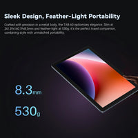 Cubot TAB 60, 2024 New Android Tablet, Octa-Core, 8GB RAM (4GB+4GB), 128GB ROM, 10.1-Inch HD+ Screen, 6000mAh, OTG, WiFi 6