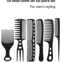 6pcs African styling hair combs makeup combs professional oil hair combs hairstylists hairdressers Special for real hair wigs