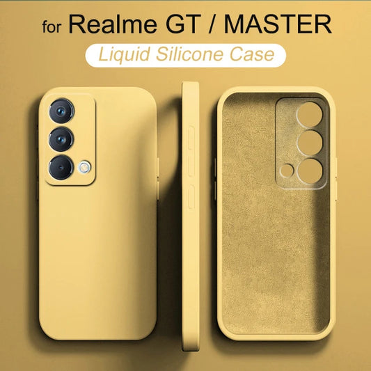 20 Colors Original Liquid Silicone Case for realme GT Master Edition GTMASTER GT ME Global Version Phone Case Full Cover