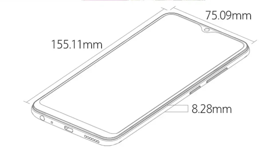 VIVO Y93 Smartphone Global firmware 4GB 64GB Octa core Android 8.1 6.2'' Camera 13MP+2.0MP Face ID cellphone Dual SIM Used Phone