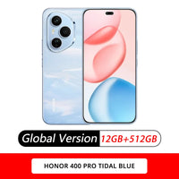 New HONOR 400 Pro Global Version 5G Smartphone 200MP Camera Snapdragon 8 Gen 3 6.7'' AMOLED 100W Wired 50W Wireless