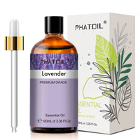 PHATOIL 100ml Natural Essential Oil For Skin Aromatherapy Lemongrass Eucalyptus Lavender  Peppermint Fragrance Essential Oils
