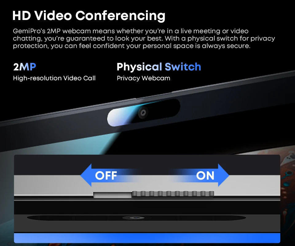 CHUWI 14.1-inch GemiBook XPro Laptop Intel N100/N150 Graphics 600 GPU Screen 8GB RAM 256GB SSD With Cooling Fan Windows 11