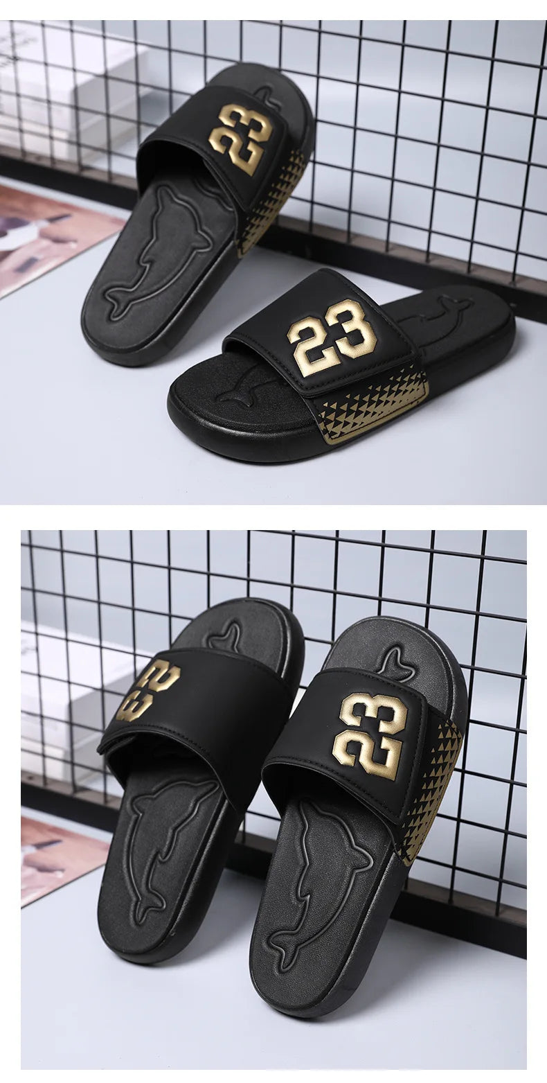 EVA Summer Men's Slippers Unisex Indoor Soft-Soled Anti-slip Sandals Outdoor Trendy Beach Holiday Sandal Shoes for Men Sandalias