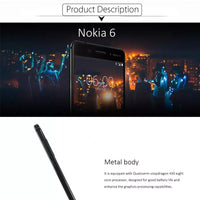 Nokia 6 4G Smartphone Full Screen Dual SIM 4+64G Phone Nokia 6 Cheap Phone Used Phone