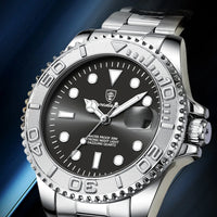 POEDAGAR Business Luxury Man Watch Luminous Waterproof Date Stainless Steel Men Watch High Quality Military Men's Quartz Watches