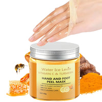 50g Turmeric Vitamin C Hand and Foot Mask, Plant Care, Moisturizing and Moisturizing, Instant Wash, Smooth Repair, Light Skin Nutrition, One Step Fresh Skin