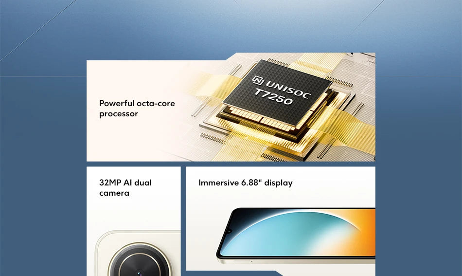 POCO C71 Global Version UNISOC T7250 processor 32MP AI dual camera Immersive 6.88” display 15W fast charging AI face unlock