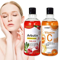 500ml Vitamin C Arbutin Face Serum Moisturizing Lightening Body Serum Spots Eraser Corrector Whitening Facial Repair Serum