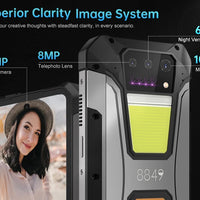 8849 Tank 2 PRO Rugged Smartphone with Projector 16GB 256GB Mobile Phone 23800mAh 120W Android 14 Phone 100MP Cell Phone