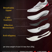Li-Ning Men's FEIDIAN 5 CHALLENGER Racing Running Shoes SUPER BOOM Cushion CARBON-FIBER PLATE LiNing Competitive Sneaker ARMV001