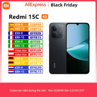 Xiaomi Redmi 15C, Smartphone, 6.9" Screen, 120 Hz, MediaTek Helio G81-Ultra, 6000mAh battery, 50MP Camera, IP64