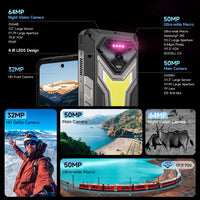【World Premiere】Ulefone Armor 34 Pro 5G AI Rugged Phone 25500mAh Up to 32GB+512GB Built-in Projector 120Hz 6.95" NFC Smartphone