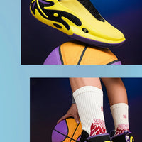 High-quality Men Basketball Shoes for Women Leather Basketball Sneakers Men Outdoor Rubber Anti Slip Sports Training Shoes Male