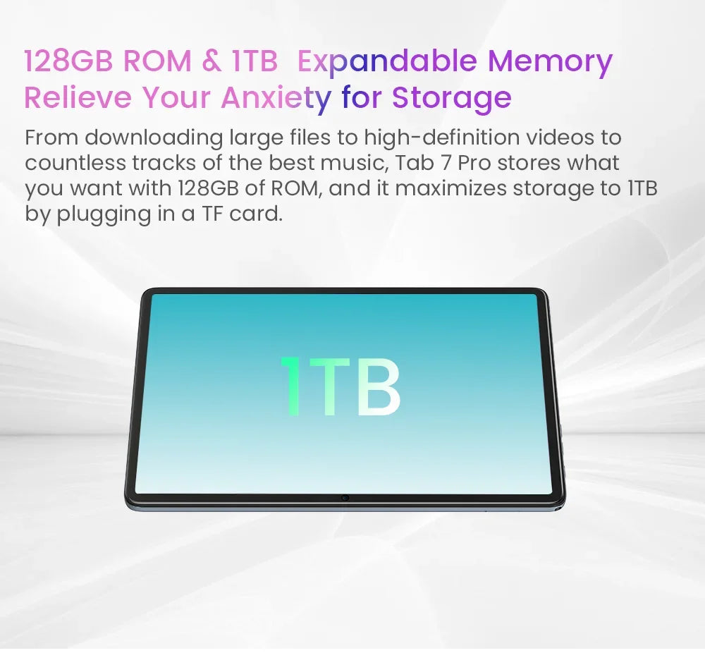 Blackview Tab 7 pro Tablet 10.1'' FHD Display GPS 6GB 128GB 4G 13MP Camera 6580mAh  Unisoc T606 Android 12 Tablets Pad PC