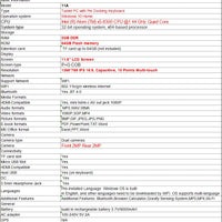 11.6” LCD Screen 2GB RAM 64GB ROM 2 IN 1Tablet PC 11A Tablet PC x5-8300 CPU with Pin Docking Keyboard Windows 10 Home  P+G COB