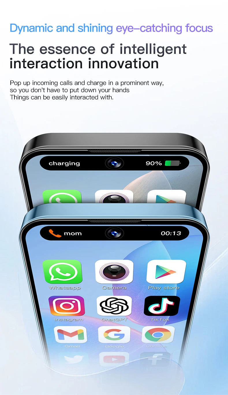 SOYES XS19 Mini Smartphone 3.88in 2GB RAM 16GB ROM Android10.0 With Facial Recognition Dual SIM Standby 3G Network Small Phone