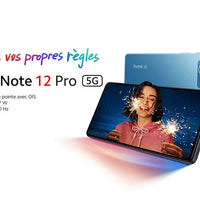 Xiaomi Redmi Note 12 5G Smartphone Global Version 4GB 128GB 6.67 ”Amoed FHD + Snapdragon® 4 48MP Main Camera 33W fast Charge