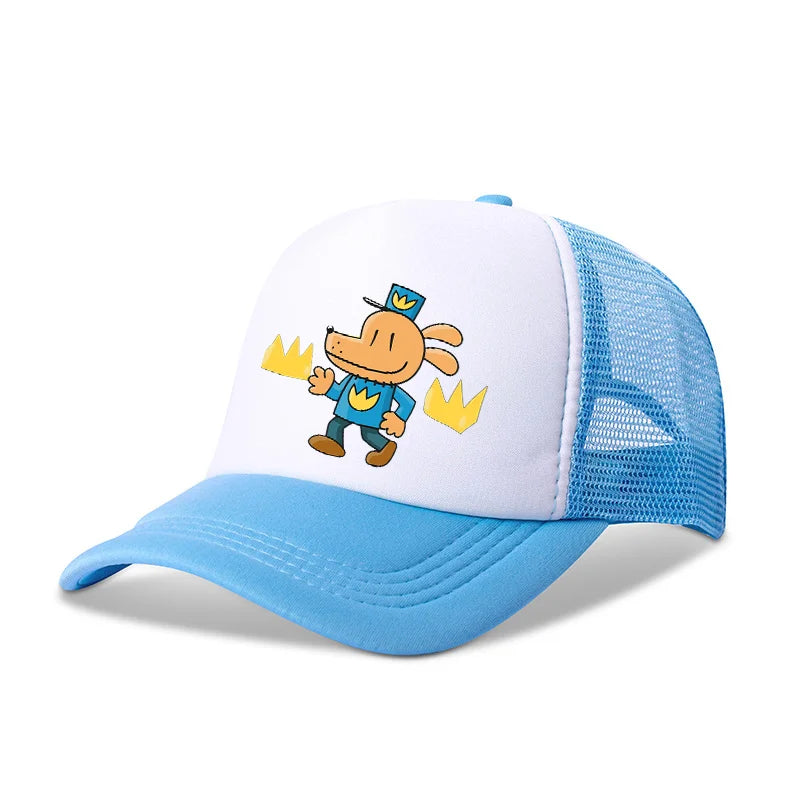 Dog Man Universal Casual Cap Summer Baseball Polyester Hat Adjustable Truck Driver Children Cartoon Peripheral Item Adult Action