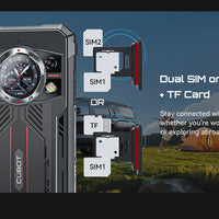 Rugged Smartphone 5G Cubot KingKong 11, 10200mAh Battery, Dimensity 7025, 6nm, 2.5GHz, 32GB RAM(16+16), 256GB ROM,108MP Camera