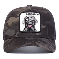 Unisex LABRADOR Dog Embroidery Baseball Net Caps Spring and Summer Outdoor Adjustable Casual Hats Sunscreen Hat Sports Cap