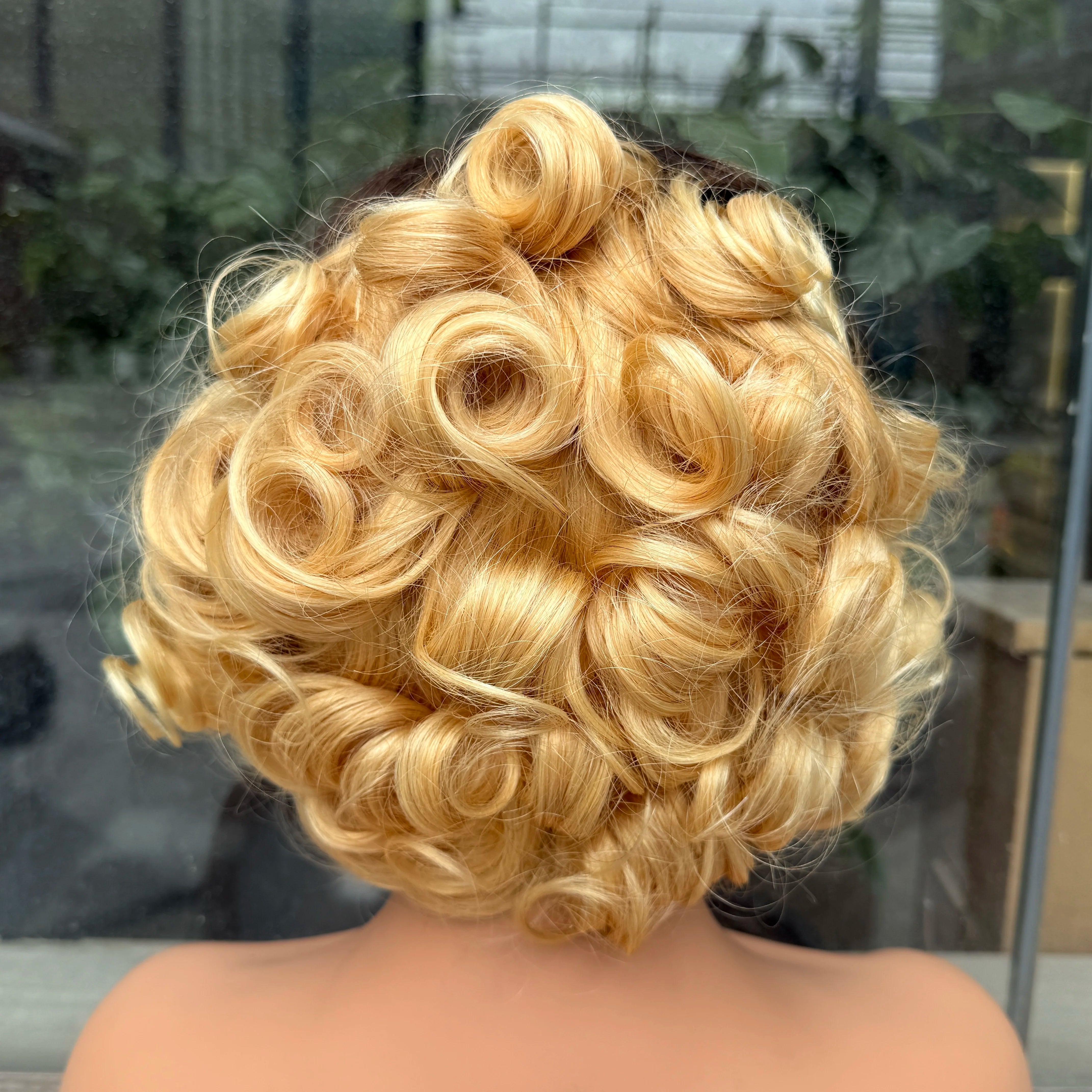 613# Pixie Cut Wigs Human Hair Loose Wave Curly Wig 13x4 Lace Front Human Hair Wig  260% Density 8Inch for Black Women