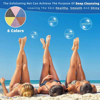 African Exfoliating Net Sponge Back Scrubbing Skin Smoother Cleaning Tool Bath Net Sponge Shower Body Thick Foam Soap Network