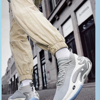 High-quality Men Basketball Shoes for Women Leather Basketball Sneakers Men Outdoor Rubber Anti Slip Sports Training Shoes Male