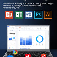 2023 Cheapest 15.6 inch Windows 11 Notebook Laptop 16GB RAM 1TB/512GB/256GB SSD Fingerprint Unlock Gaming Computer