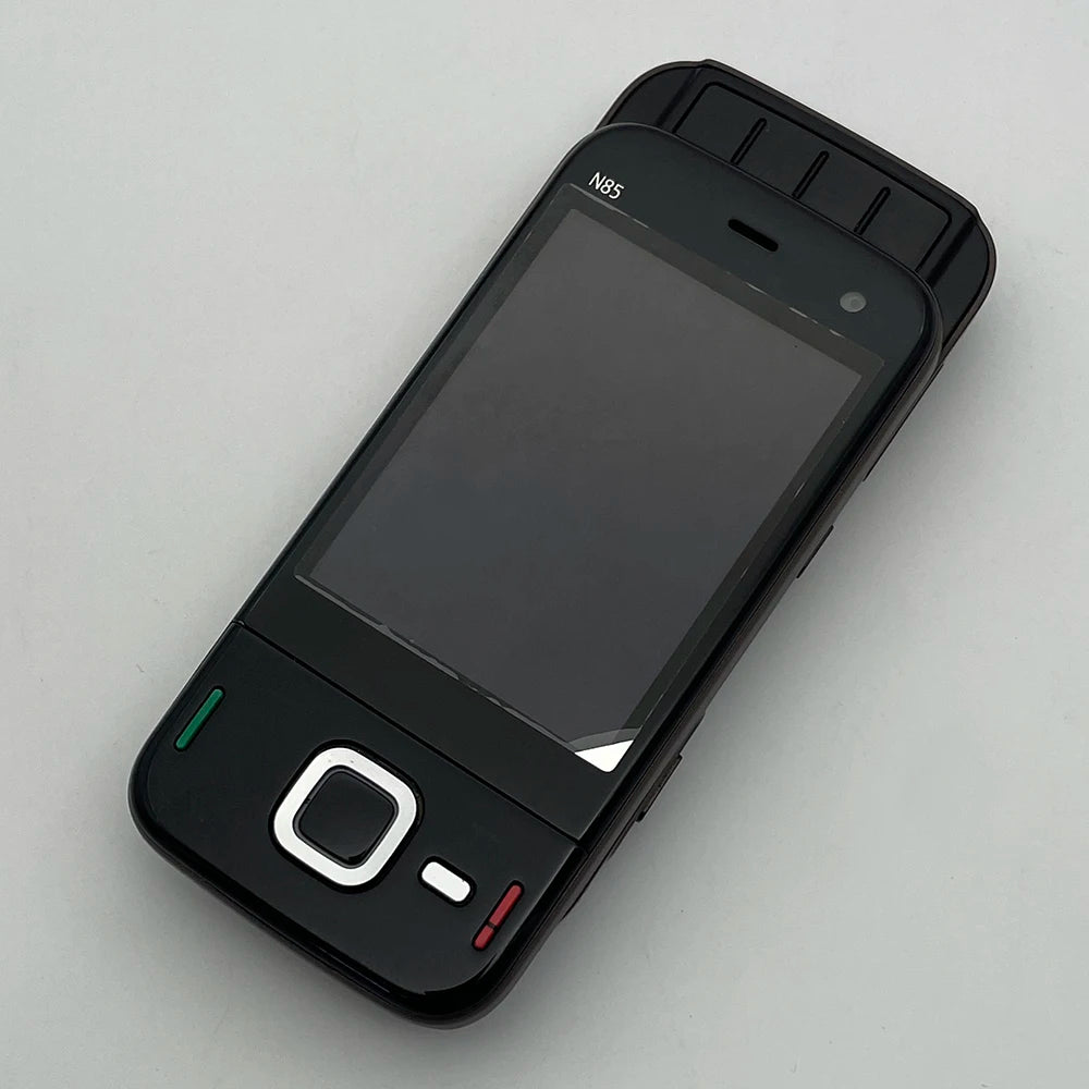 Original N85 GSM 2G 3G Slider Mobile Cell Phone 2.6'' 5MP More Languages English Keyboard Only.Old Symbian Smartphone Unlocked.