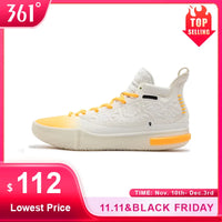 361 Degrees Joker 1 GT PE Men Basketball Shoes Trendy Leather Lightweight Shock-Absorbing Wear-resistant Male Sneakers 672511116